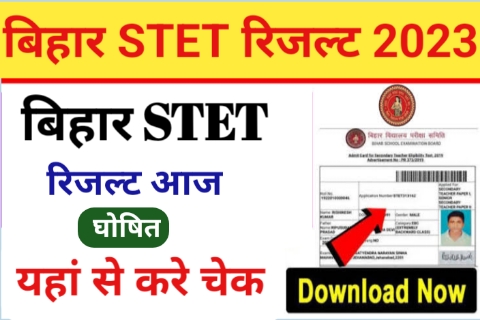 Bihar STET Result Download 2023