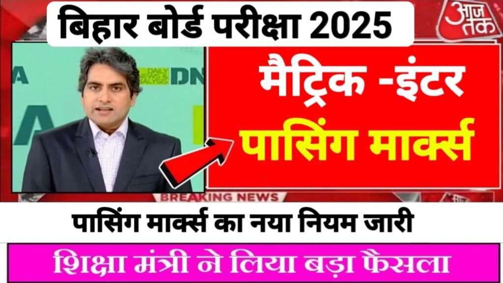 Bihar Board 10th 12th Exam 2025 Passing Marks