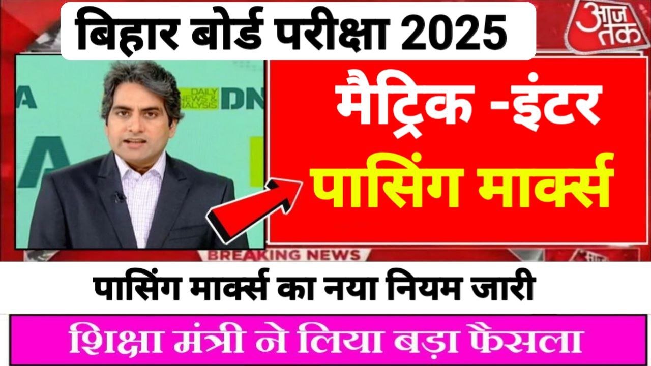 Bihar Board 10th 12th Exam 2025 Passing Marks